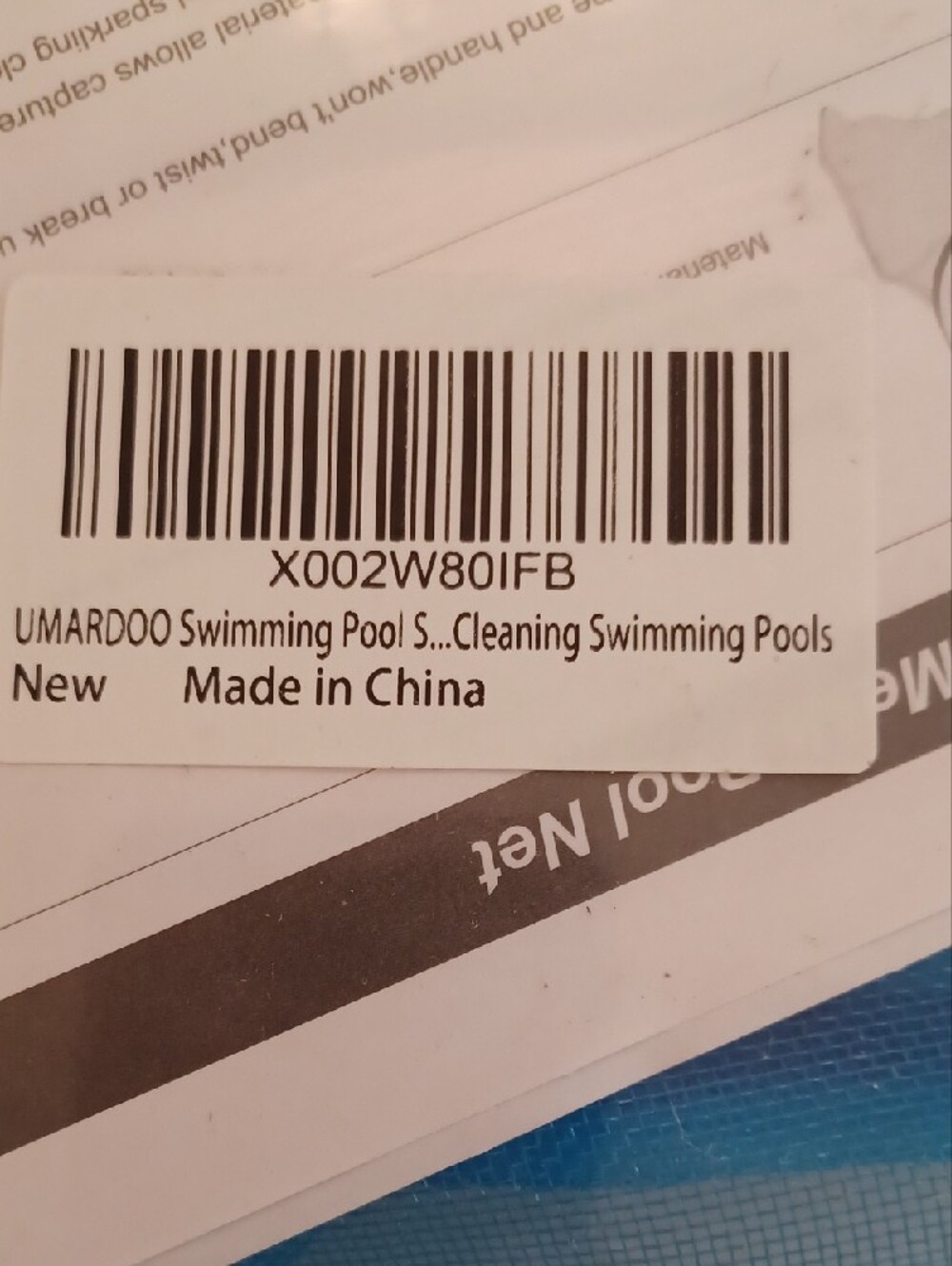Blue Mesh Pool Skimmer Net - Picture 2 of 6